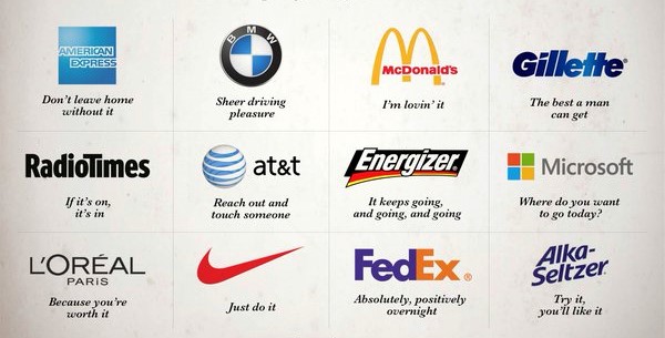 معروف ترین شعار های تبلیغاتی دنیا